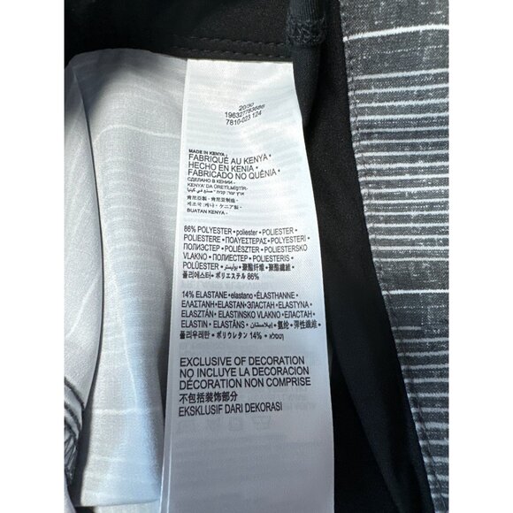 Hurley Mens 4-Way Stretch Striped Board Shorts Black & White Size 20/30 - Picture 8 of 12